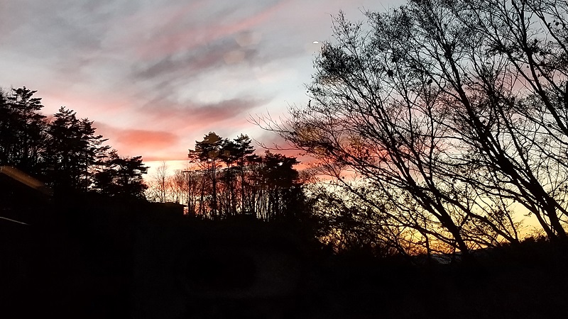 蓼科の夕焼け